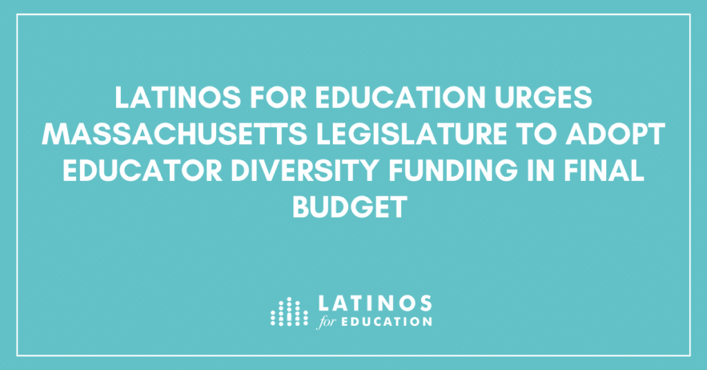 MA Educator Diversity Budget